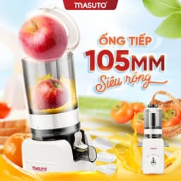 Thumbnail Máy ép chậm Masuto thế hệ mới, ép nguyên quả kiệt bã, công suất 120W bảo hành 12 tháng 1