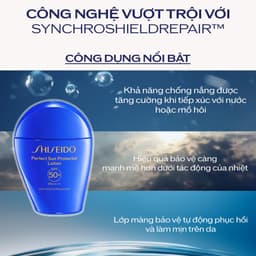 Thumbnail Sữa chống nắng dưỡng da Shiseido GSC Perfect Sun Protector Lotion SPF50+ 50ml 3