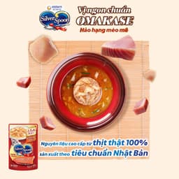 Thumbnail Combo 4 Thức ăn ướt cho mèo Silver Spoon dạng sốt/dạng thạch 60g/gói (nhiều vị) 2