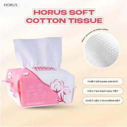 Thumbnail Quà Tặng 01 Khăn khô Horus đa năng Soft Cotton Tissue 80pcs (IP02) 1