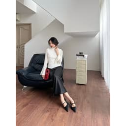 Thumbnail Áo Thun Nữ Basic Tay Loe Dài Ôm Body Tôn Dáng - GLEAM TOP - GOÛT DE JUN 3