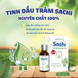 Thumbnail Tinh Dầu Tràm Nguyên Chất Sachi Giúp Làm Ấm Cơ Thể, Giảm Chướng Bụng, Đầy Hơi, An Toàn Cho Trẻ 30ml 2