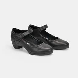 Thumbnail Kaleea - Giày Cao Gót Nữ Đi Siêu Êm Đế Vuông Quai Dán Đế Cao 5p - K02 3