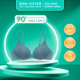 Thumbnail Áo lót không gọng, áo ngực mút mỏng thun lạnh thoải mái, áo lót học sinh nâng tự nhiên BOM SISTER A1016 1