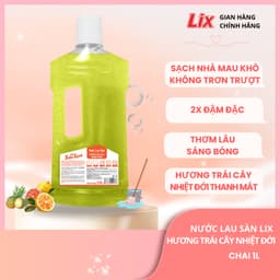 Thumbnail Nước lau sàn siêu sạch hương trái cây nhiệt đới, sạch nhà, đuổi côn trùng, phù hợp với mọi loại sàn Lixco Việt Nam 3