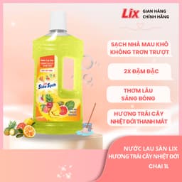 Thumbnail Nước lau sàn siêu sạch hương trái cây nhiệt đới, sạch nhà, đuổi côn trùng, phù hợp với mọi loại sàn Lixco Việt Nam 1