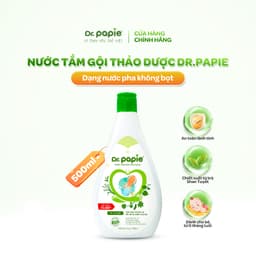 Thumbnail Nước Tắm Thảo Dược Dr.Papie Giúp Giảm Mẩn Ngứa Và Rôm Sảy, Hỗ Trợ Làm Sạch, Mát Da Bé - Chai 500ml 1