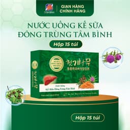 Thumbnail Nước uống Kế sữa Đông trùng Tâm Bình - Dùng trước và sau khi uống rượu, bia 2