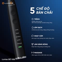 Thumbnail Bàn chải đánh răng Lumias SET-900B/SET-900W/SET-900P 2