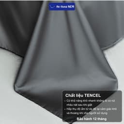 Thumbnail Bộ Ga Giường 5 Món He thong Nem Cao Cấp Combo Vỏ Chăn Ra Grap Drap Gối Trải Giường Lụa Sumoi Mềm Mại Êm Ái 4