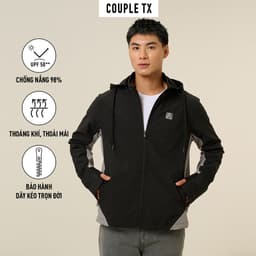 Thumbnail Áo Khoác Dù UV Pro Nam Chống Nắng Couple TX Phối Màu Sun Mate Nón Tháo Rời MOK 1061 2