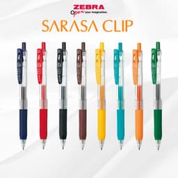 Thumbnail Bút Gel Sarasa Clip 0.5mm Zebra Pen - Mực Sắc Nét, Chống Nước, Chống Phai [Chính Hãng] 2