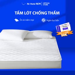 Thumbnail Tấm Lót Nệm Chống Thấm He thong NEM Cao Cấp Miếng Ga Tấm Thảm Trải Lót Trải Giường Bảo Vệ Nệm Đệm Chống Thấm Nước 1