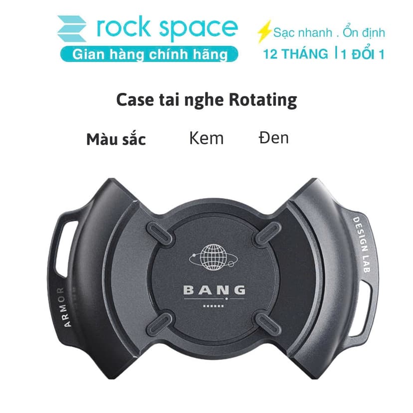 Ảnh Case đựng bảo vệ tai nghe không dây Rock Rotating hàng chính hãng Rockspace 1