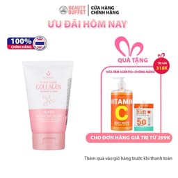 Thumbnail Sữa rửa mặt làm sạch dầu nhờn và săn chắc da Scentio Pink Collagen Radiant & Firm Oil Control Facial Foam Scrub 100ml 1