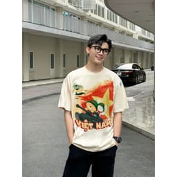 Thumbnail Áo thun FIDE Việt Nam phông unisex form rộng local brand nam nữ cổ tròn oversize - AT166 3