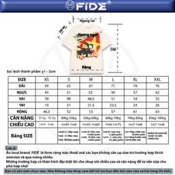 Thumbnail Áo thun FIDE Việt Nam phông unisex form rộng local brand nam nữ cổ tròn oversize - AT166 2