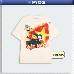 Thumbnail Áo thun FIDE Việt Nam phông unisex form rộng local brand nam nữ cổ tròn oversize - AT166 1