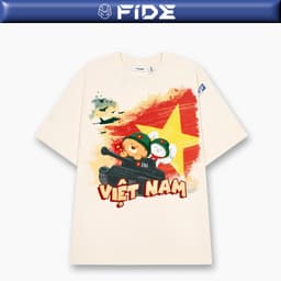 Thumbnail Áo thun FIDE Việt Nam phông unisex form rộng local brand nam nữ cổ tròn oversize - AT166 4