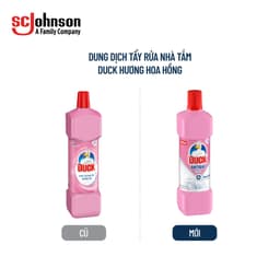 Thumbnail DUCK Combo 2 Tẩy Rửa Nhà Tắm Hương Hoa Hồng 900mlx2 1