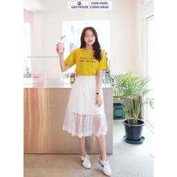 Thumbnail Áo Phông Nữ Form Vừa chính hãng Gạo House - Áo Thuin Chất Mịn, Không Xù, Mặc Cực Thoải Mái MAT12 2