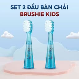 Thumbnail Sét 2 đầu bàn chải cho bé Brushie Kids thay thế hai màu xanh và hồng 1