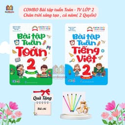 Thumbnail Combo Bài tập Tuần, Đề kiểm tra Toán và Tiếng việt Lớp 2 - Chân trời Sáng tạo, cả năm học  (4 cuốn) 2