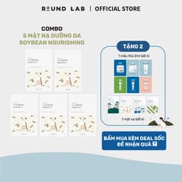 Thumbnail Combo 5 Mặt nạ dưỡng da Round Lab Mask 1
