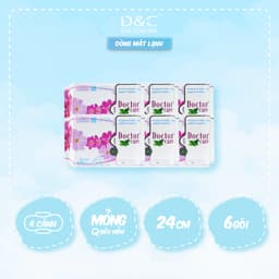 Thumbnail Băng vệ sinh thảo dược D&C Doctor Care ban ngày 24cm Combo 6 gói 1