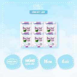 Thumbnail Băng vệ sinh thảo dược D&C Doctor Care hàng ngày 16 cm Combo 6 gói 1