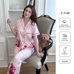 Thumbnail BỘ MẶC NHÀ SHE BY ZAM - A76 - HỌA TIẾT THỎ HỒNG 2