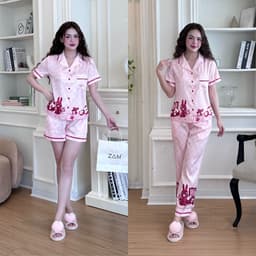 Thumbnail BỘ MẶC NHÀ SHE BY ZAM - A76 - HỌA TIẾT THỎ HỒNG 1