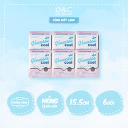 Thumbnail Băng vệ sinh thảo dược Glamiss Cool hàng ngày 15.5 cm Combo 6 gói 1