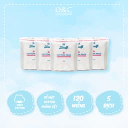 Thumbnail Combo bông tẩy trang Slisoft cotton không dệt, mềm mịn an toàn cho da 1