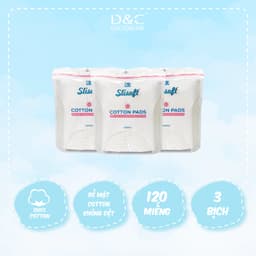 Thumbnail Combo bông tẩy trang Slisoft cotton không dệt, mềm mịn an toàn cho da 2