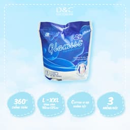 Thumbnail Băng vệ sinh quần ban đêm Glamiss size M-XXL - Gói 3 miếng 1