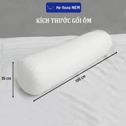 Thumbnail Gối Ôm Lông Vũ He thong NEM Cao Cấp Ruột Lõi Gối Lông Vũ Ôm Ngủ Dài 1m 35x100cm Lông Vũ Nhân Tạo Ôm Mềm Mịn 1
