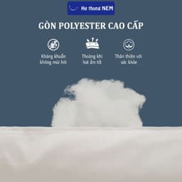 Thumbnail Tấm Topper Nệm Dày 5cm He thong NEM Chính Hãng Tấm Nệm Đệm Topper Toper Làm Mềm Đệm Nệm Trải Giường Xuất Nhật 3