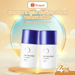Thumbnail Combo 2 Kem chống nắng trắng sáng UV TRANSINO 1