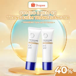 Thumbnail Combo 2 Kem CC Trang Điểm Trắng Sáng Da TRANSINO 1