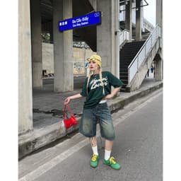 Thumbnail Áo Thun DirtyCoins Hanoi Lover - Green 2