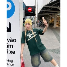 Thumbnail Áo Thun DirtyCoins Hanoi Lover - Green 3