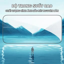 Thumbnail Kính Cường Lực 9D Trong Suốt Không Lẹm Viền Kuzoom Chống Bám Bụi Màng Loa Cho X-11-12-13-14-15-16... 2