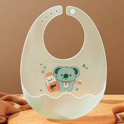 Thumbnail Yếm Máng silicone Hình Trứng KidAndMom siêu nhẹ siêu mềm mại có nấc điều chỉnh 4