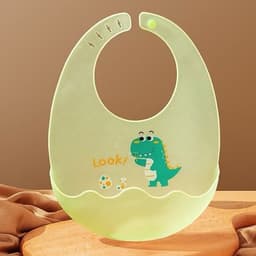 Thumbnail Yếm Máng silicone Hình Trứng KidAndMom siêu nhẹ siêu mềm mại có nấc điều chỉnh 3