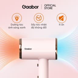 Thumbnail Máy sấy tóc 2 chiều nóng lạnh GAABOR GHD-N1000D ánh sáng xanh diệt khuẩn, bảo vệ tóc công suất 1000W 2