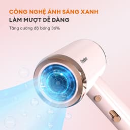 Thumbnail Máy sấy tóc 2 chiều nóng lạnh GAABOR GHD-N1000D ánh sáng xanh diệt khuẩn, bảo vệ tóc công suất 1000W 3