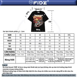 Thumbnail Áo thun FIDE Việt Nam phông unisex form rộng local brand nam nữ cổ tròn oversize - AT167 3