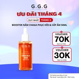 Thumbnail [KOL LIVE] Booster Nấm Chaga Phục Hồi, Dịu Da Và Cấp Ẩm Chuyên Sâu - G.G.G Uniq Booster Chagga 100 Ampoule 50ml 1