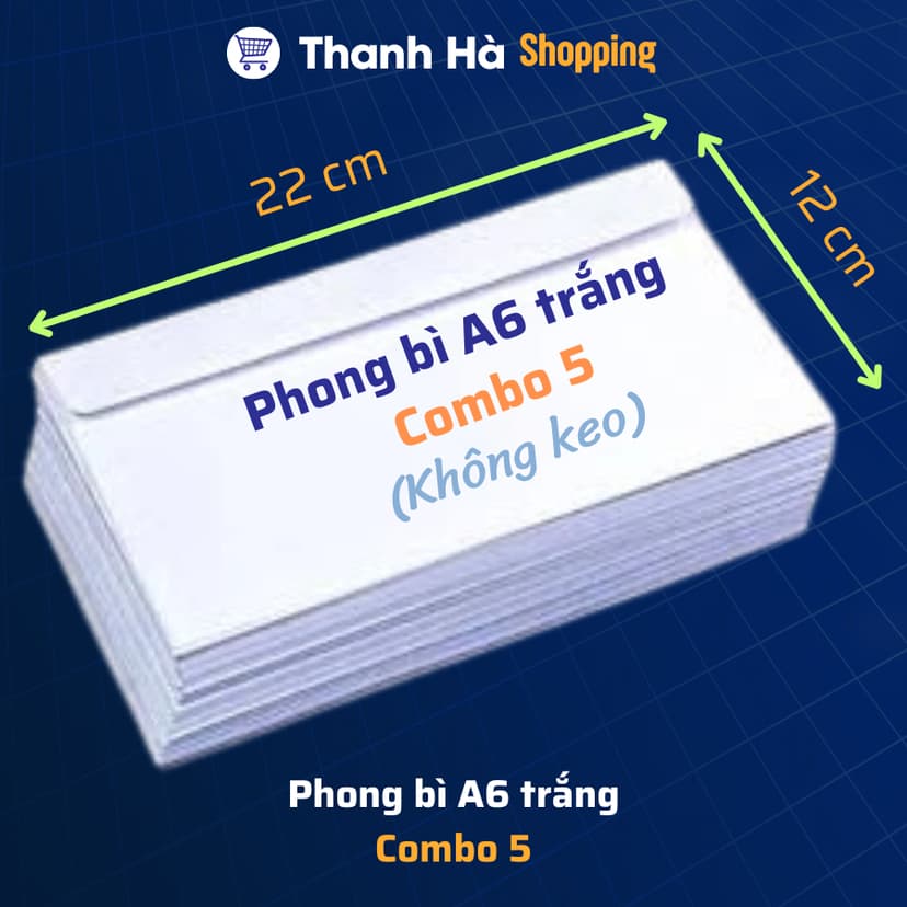 Ảnh Phong bì thư, Phong bì A6, A5, A4 trắng giấy chất lượng cao có keo dán sẵn tiện dụng 3